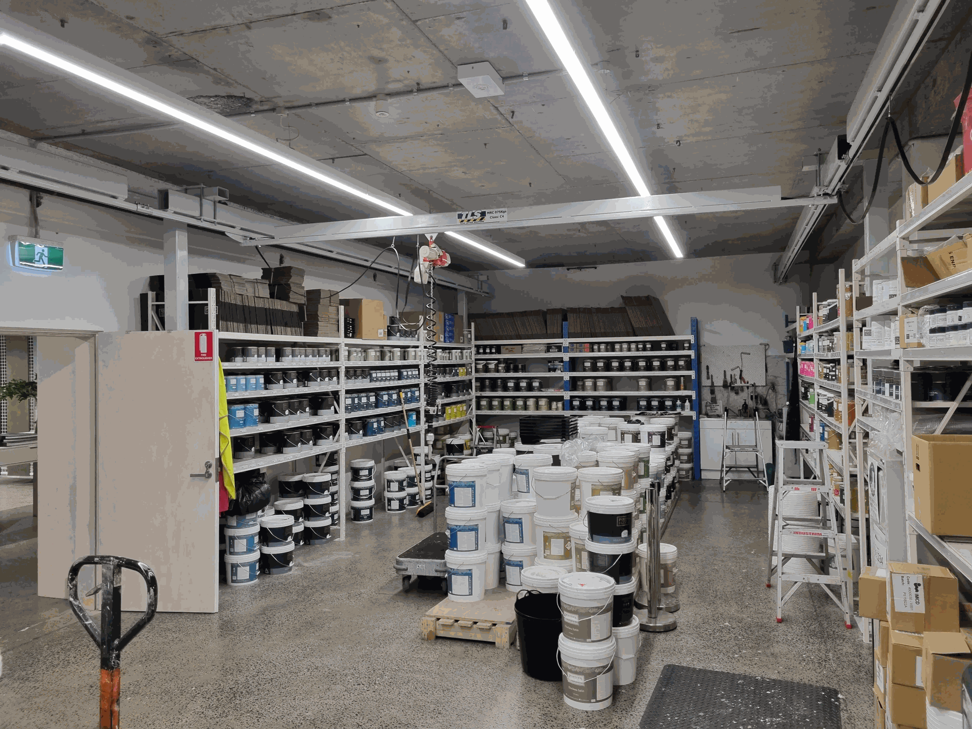 TLS Light Weight Crane System Installation Project #P0822-132